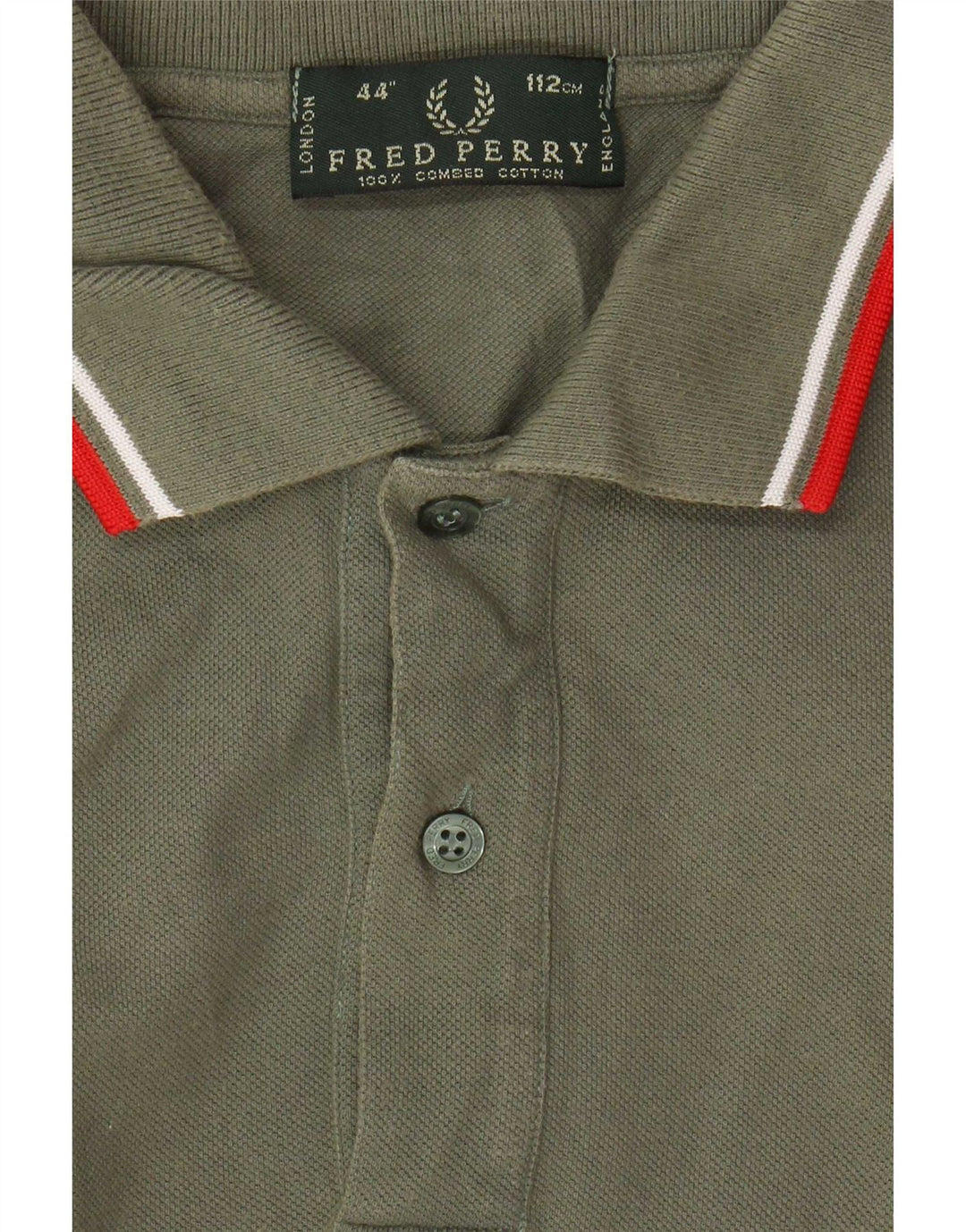 Fred Perry Herre poloshirt Stor Khaki Bomuld