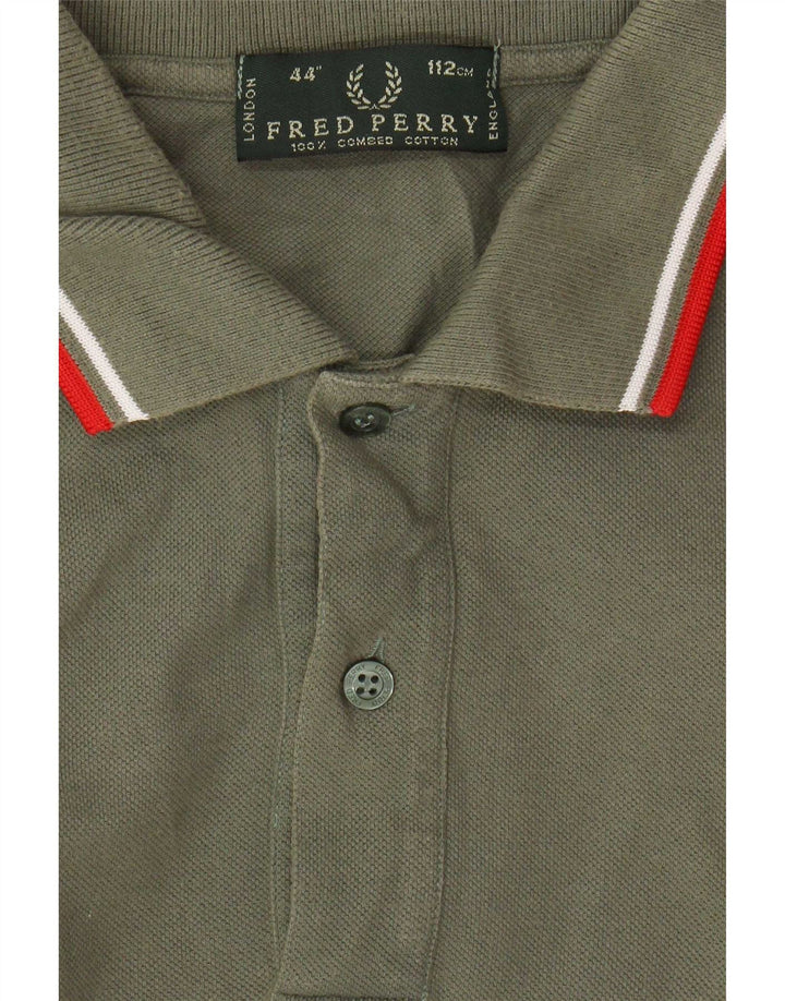 Fred Perry Herre poloshirt Stor Khaki Bomuld