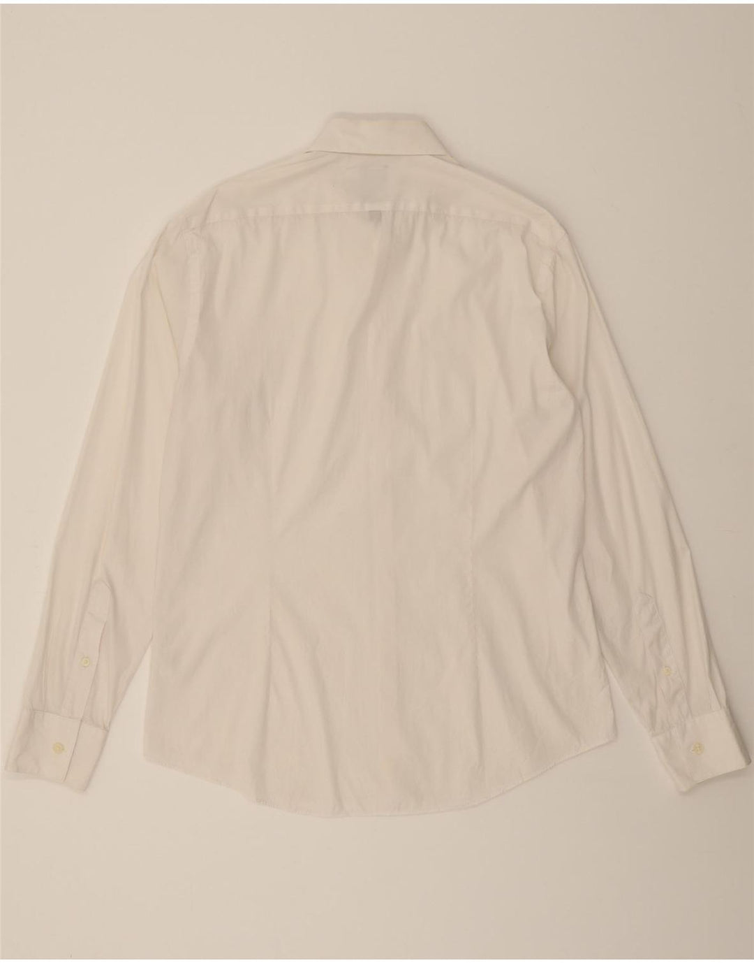 CALVIN KLEIN Mens Shirt Size 41 Medium White Cotton Vintage Calvin Klein and Second-Hand Calvin Klein from Messina Hembry 