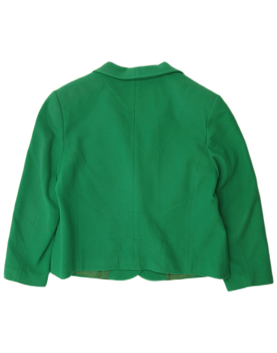 Separa Fink Dame 1 Knap Blazer Jacket UK 18 XL Grøn Uld