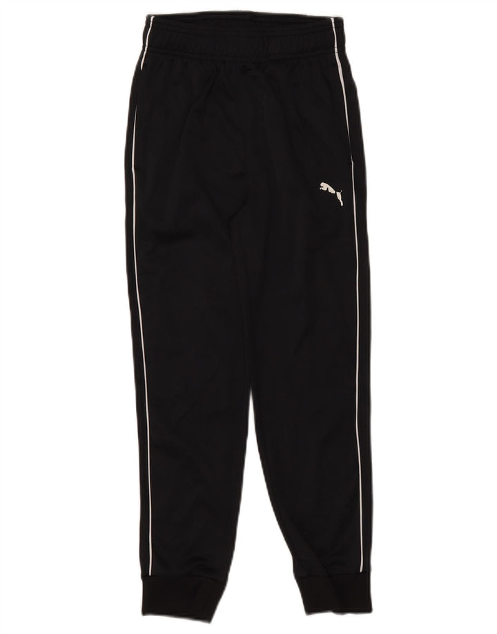PUMA Træningsdragt til drenge Bukser Joggers 7-8 år Lille sort polyester