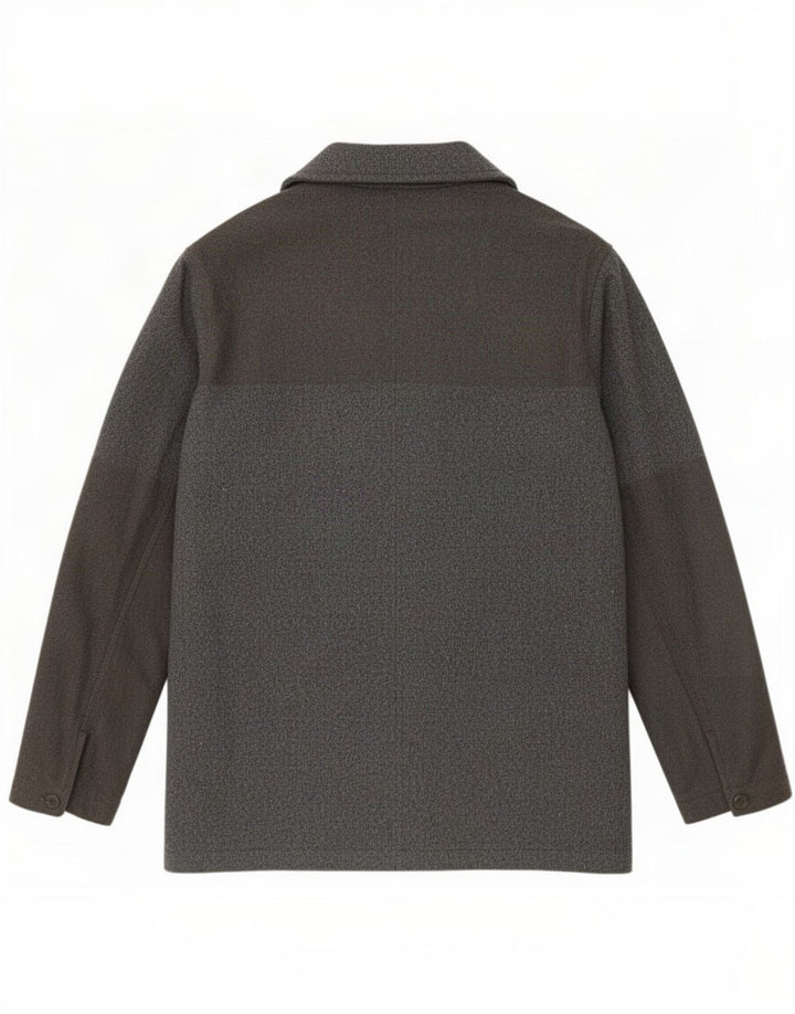 Levi's Herre 3-knaps Windbreaker Coat UK 38 Medium Grey Uld