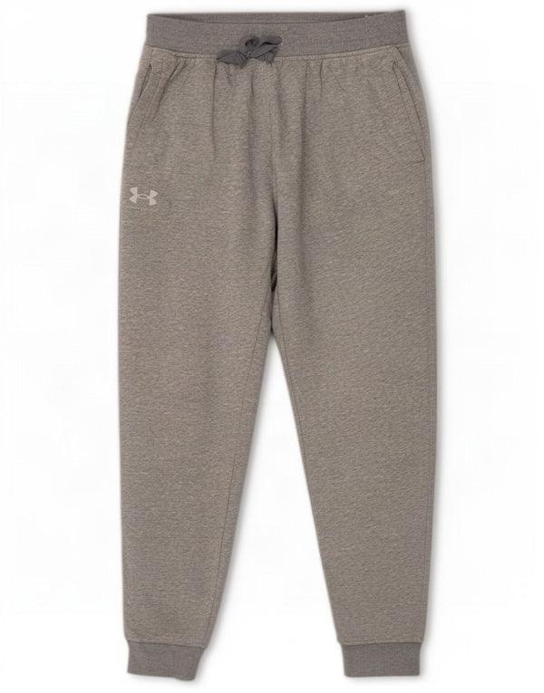 Under Armour Herre Loose Fit træningsdragt Bukser Joggers Large Grå Bomuld