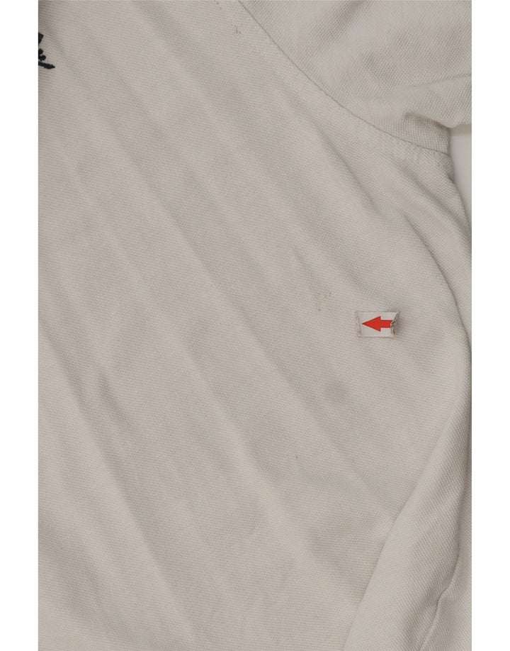 Besætningstøj Herre poloshirt Stor hvid bomuld