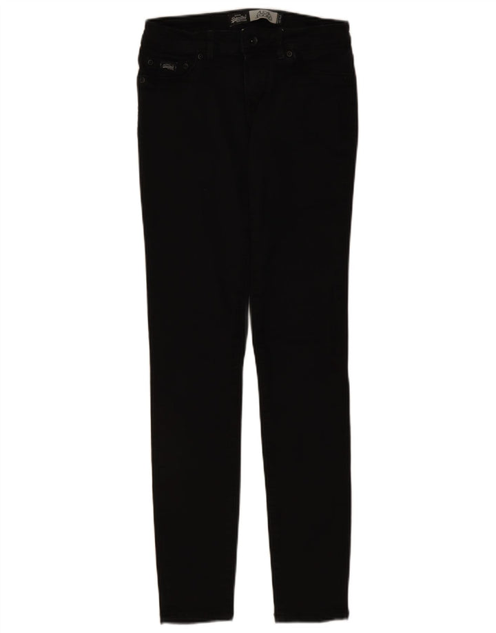 SUPERDRY Womens Alexa Jegging Jeans W27 L32 Black Cotton
