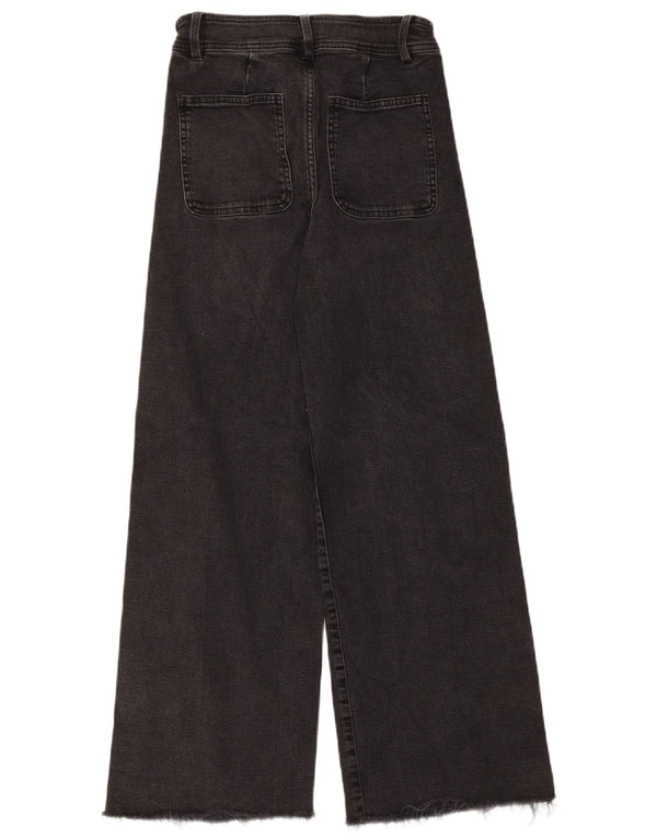 Zara Piger Jeans med brede ben 11-12 år W26 L27 Sort