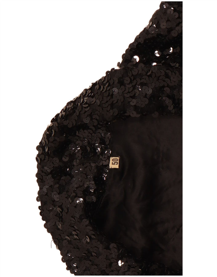 Vintage Dame Blazer Jacket IT 50 XL Sort