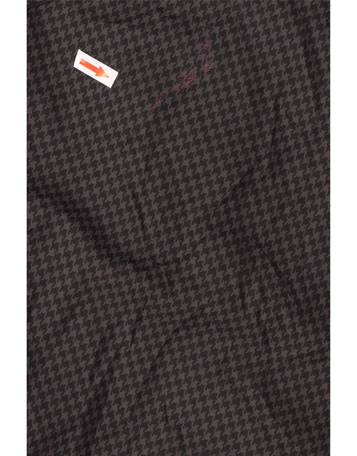 Volcom Regnjakke med hætte til piger 13-14 år XL Grå Houndstooth Polyester