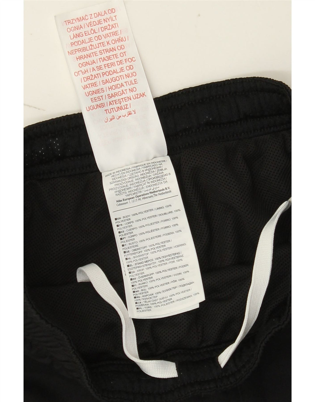 Nike Boys Dri Fit Windbreaker Bukser 12-13 år Large Black Polyester