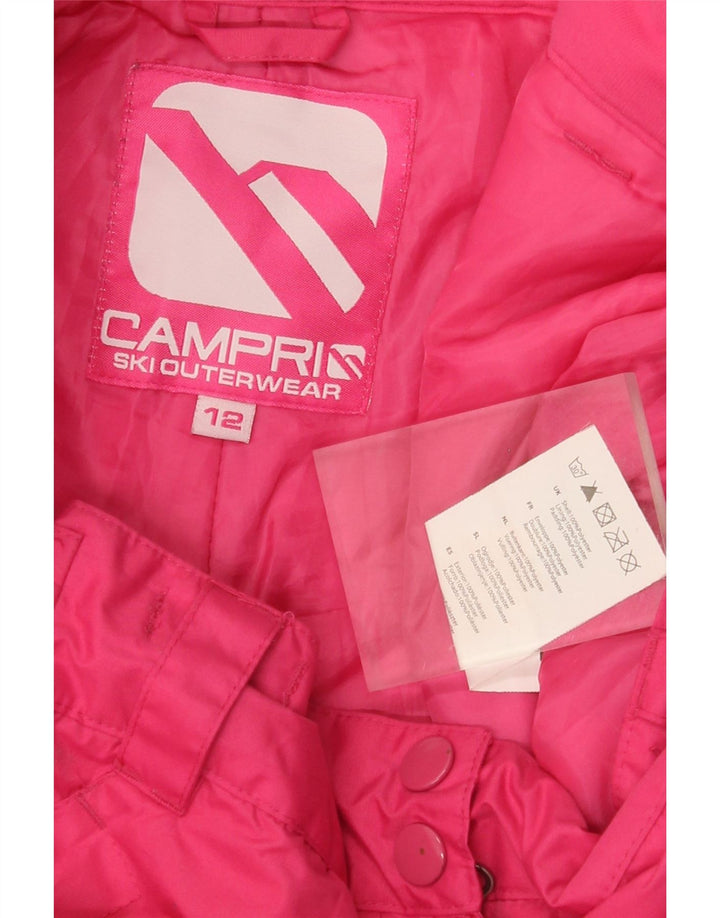 CAMPRI Dame højtaljede skibukser UK 12 Medium Pink Polyester