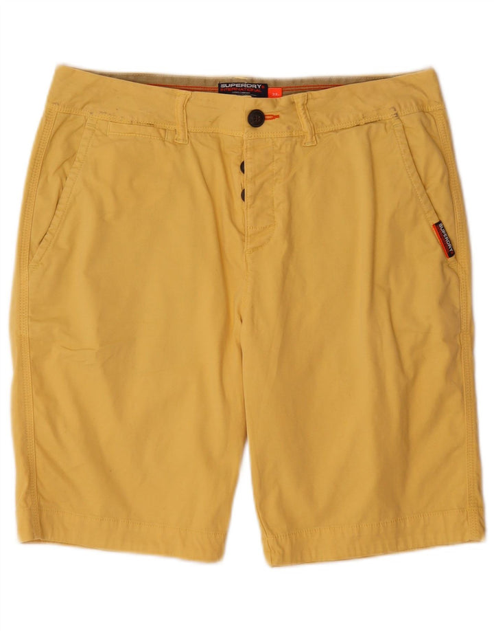 Superdry Chino-shorts til mænd W33 store gule bomuld