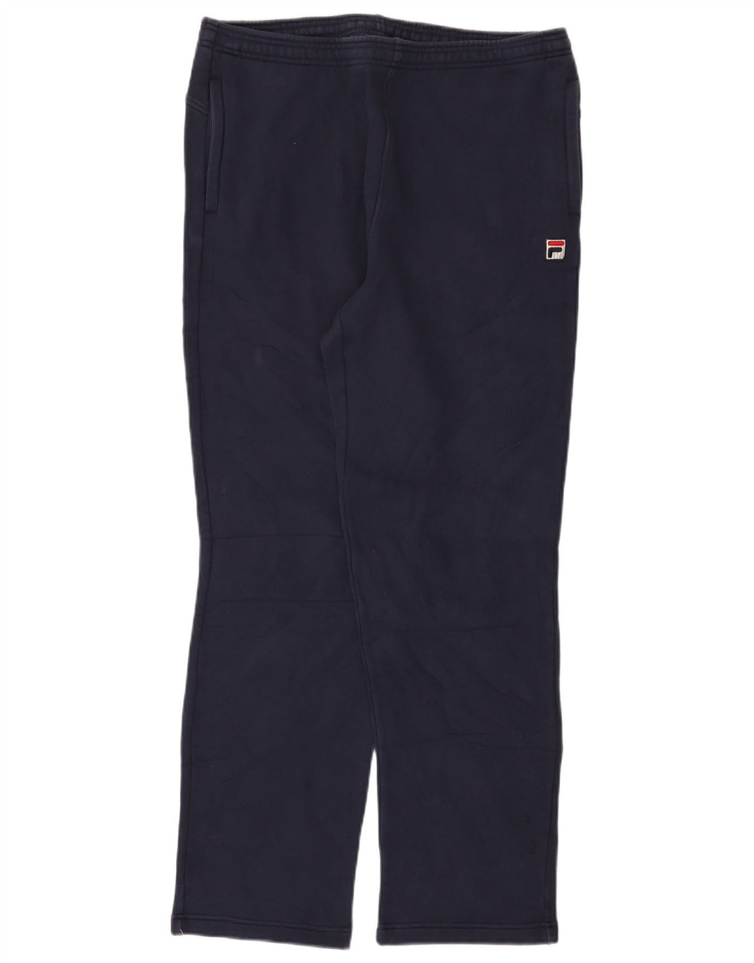 Fila Dame træningsdragt Bukser UK 16 Large Navy Blue Bomuld
