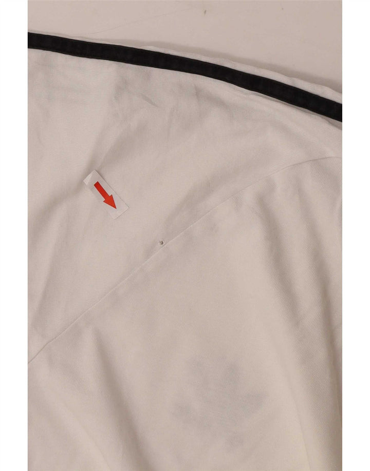 Adidas Herre T-Shirt Top Medium Hvid Bomuld