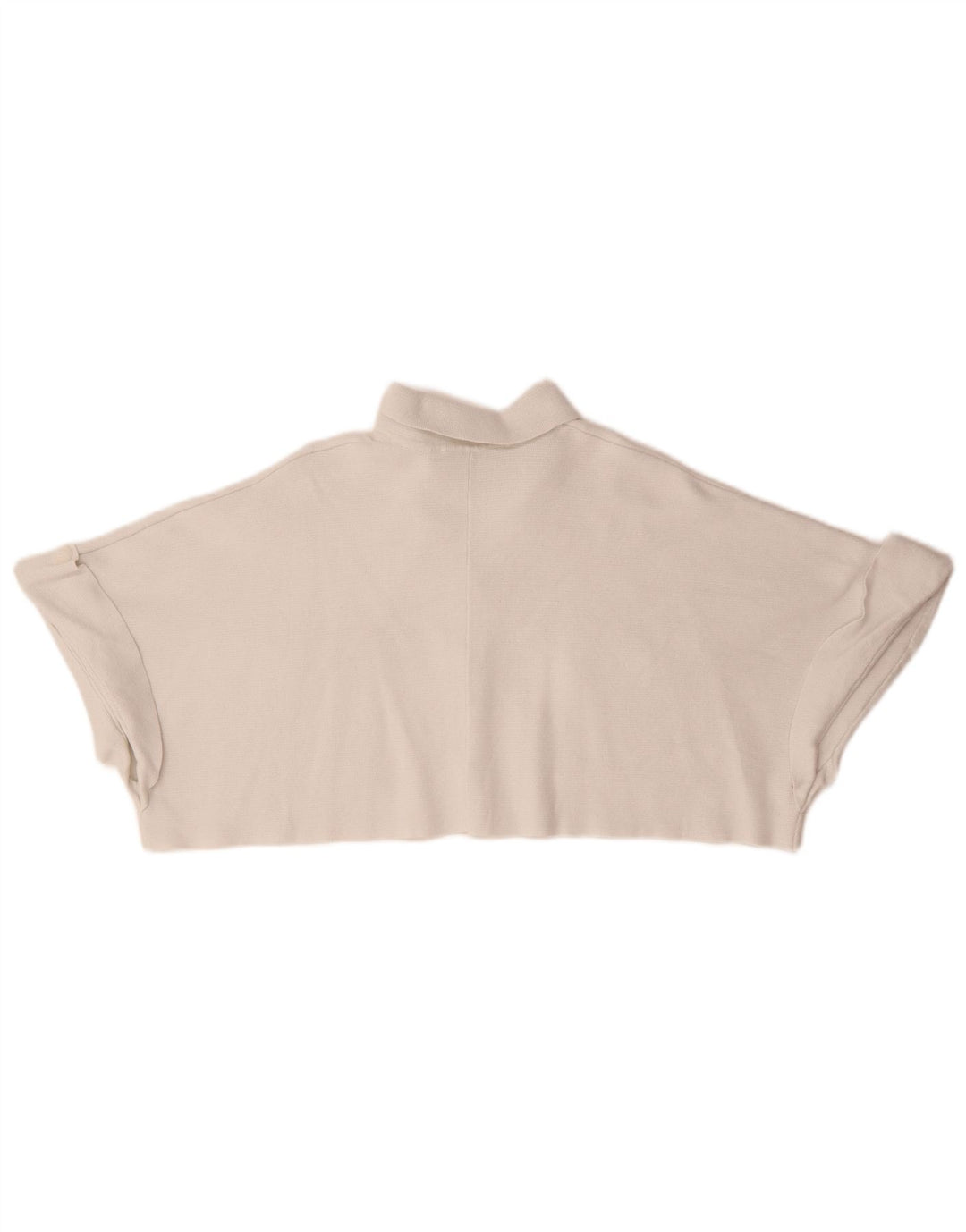 Zara Womens Crop Oversized Cardigan Top UK 10 Small White Viscose