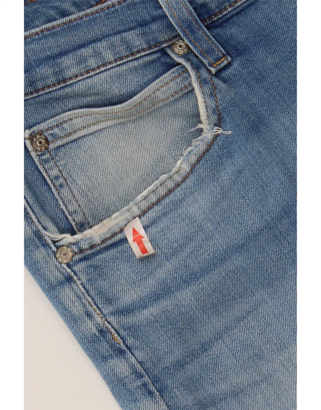 Lee Herre Luke Straight Jeans W31 L29 Blå Bomuld