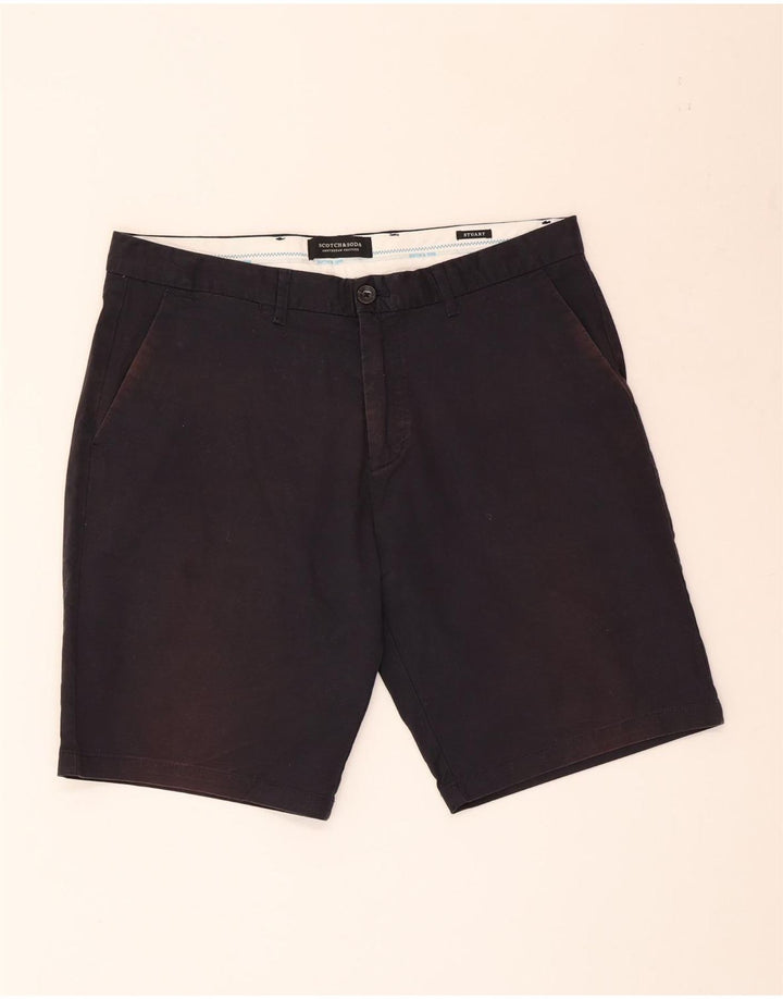 Scotch & Soda Herre Stuart Chino Shorts W32 Medium Marineblå Bomuld