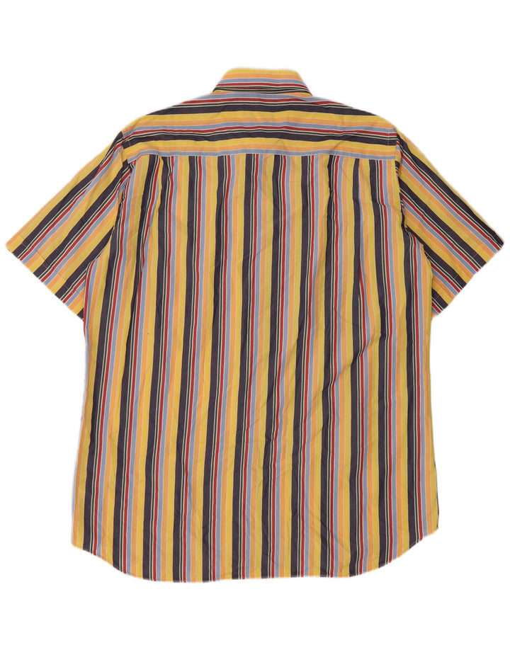 Paul & Shark Herre kortærmet skjorte stor flerfarvet stribet