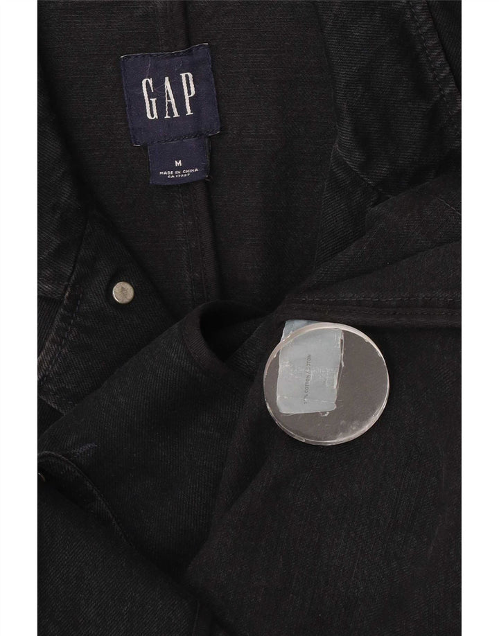 Gap Herre denimjakke UK 38 Medium Sort Bomuld