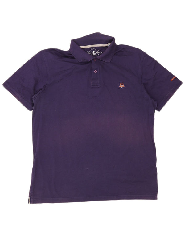 Harmont & Blaine herre poloshirt 3XL lilla bomuld