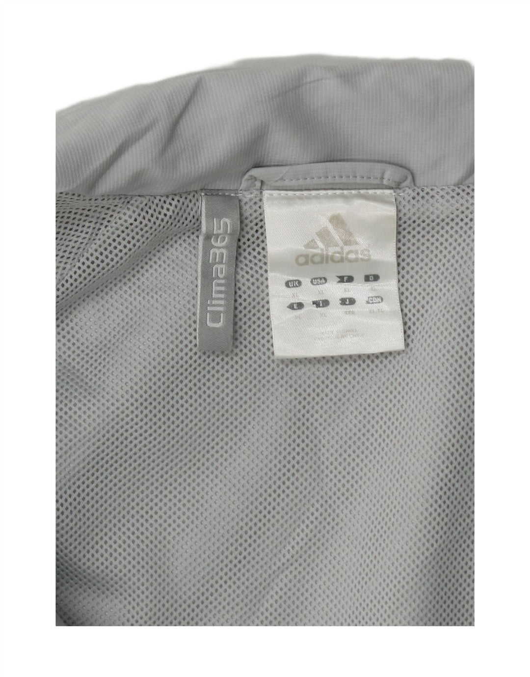 ADIDAS Mens Clima 365 Rain Jacket UK 42 XL Blue Polyester