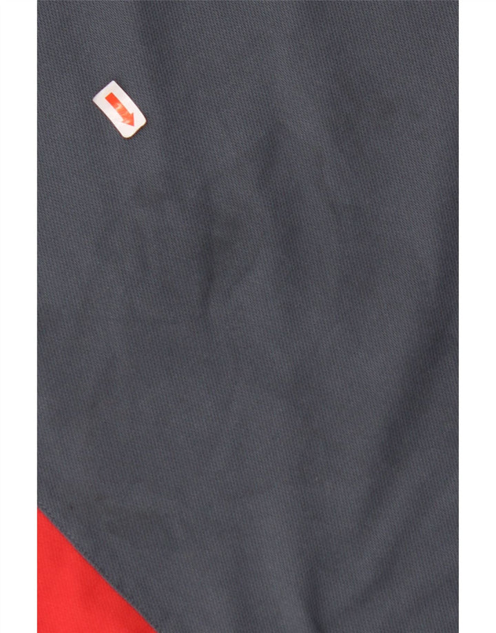 ADIDAS Herre T-Shirt Top Lille Grå Colourblock Polyester