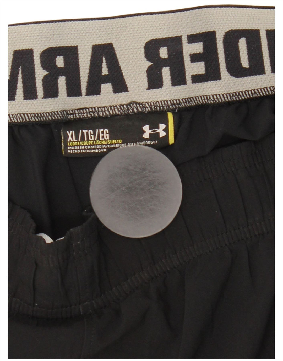 Under Armour Herre grafiske sportsshorts XL Sort