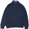 Gant herre lynlås-hals sweater 2XL marineblå bomuld
