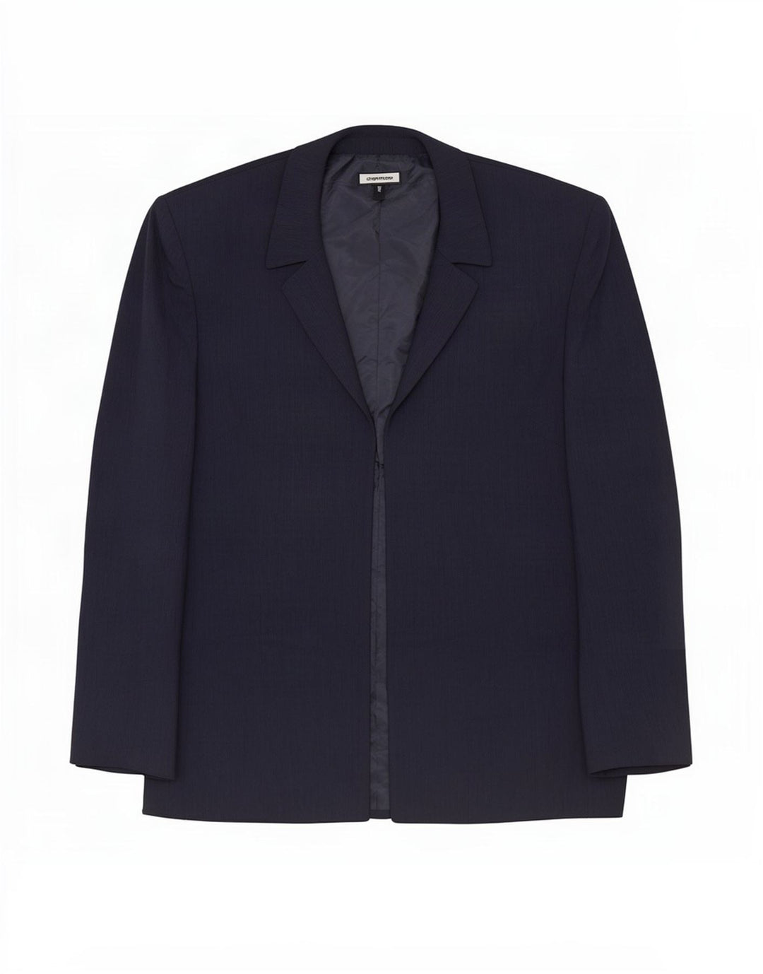 Marks & Spencer Dame Blazer Jacket UK 14 Large Navy Blue Polyester