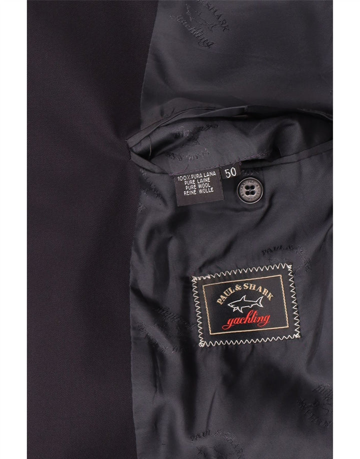 Paul & Shark Herre Yachting 2 Button Blazer Jacket IT 50 Large Navy Blue