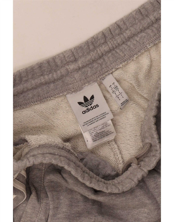 Adidas Sportshorts til mænd, store grå flækkede bomuld