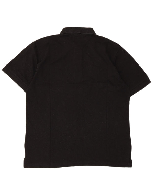 Sergio Tacchini Herre Loose Fit Polo Shirt XS Sort Bomuld