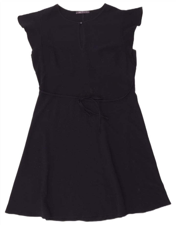 Marks & Spencer Dame A-Line Kjole UK 16 Large Navy Blue