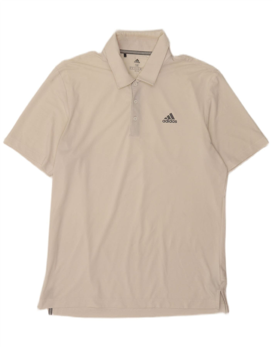 Adidas Polo Shirt til mænd Medium White Polyester