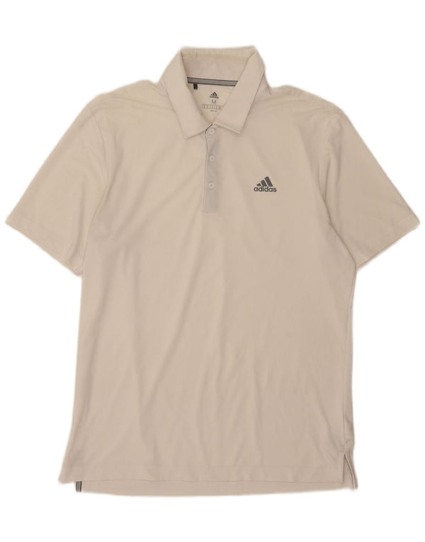 Adidas Polo Shirt til mænd Medium White Polyester