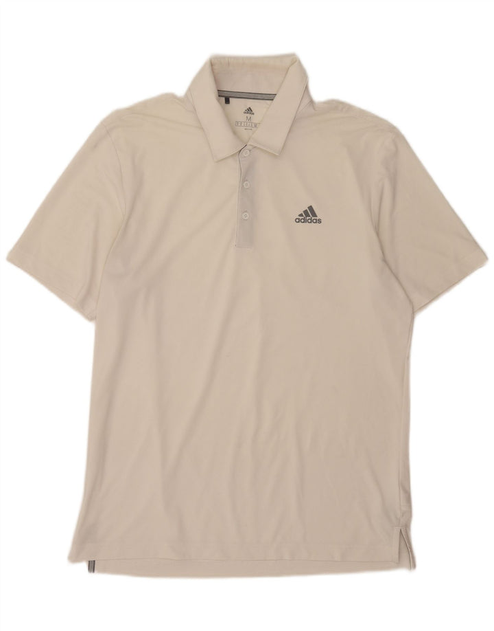 Adidas Polo Shirt til mænd Medium White Polyester