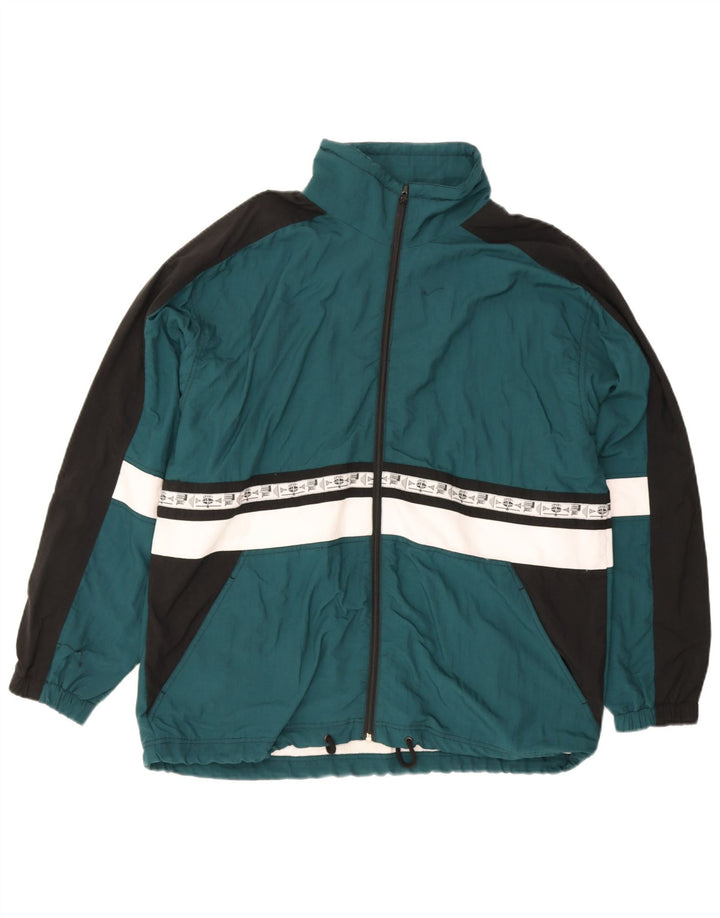 Crane Herre Windbreaker Jacket EU 48/50 Medium Green Colourblock Sports