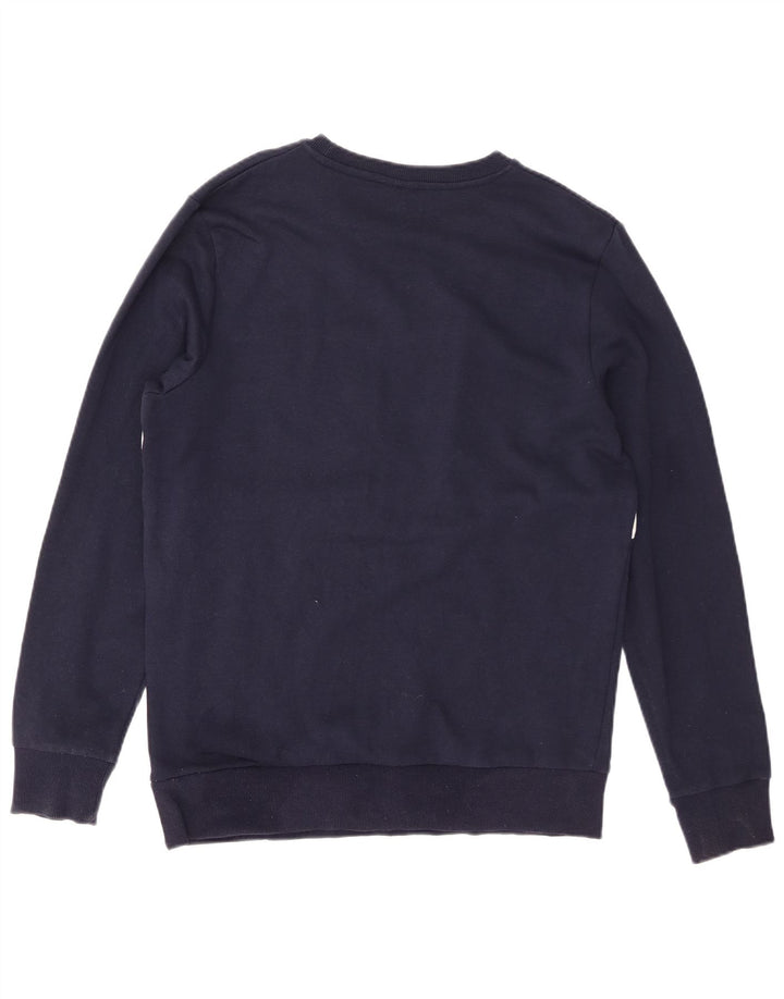 Jack & Jones grafisk sweatshirt til mænd, stor marineblå farveblok