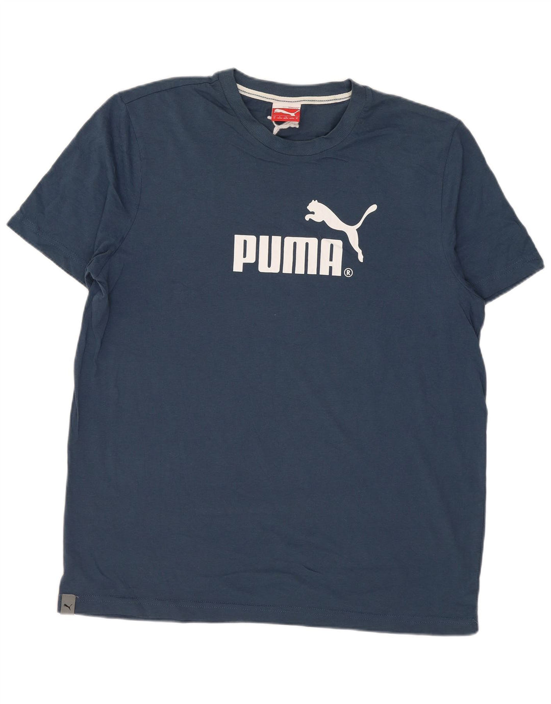 Puma Herre grafisk T-shirt Top Medium Navy Blue