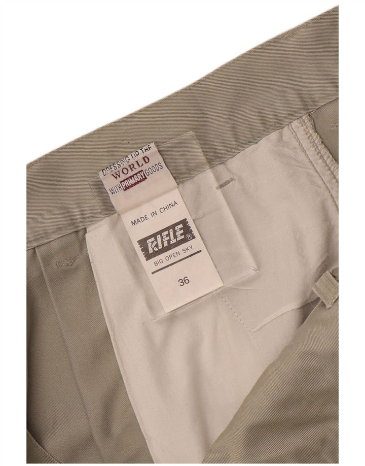 Rifle Herre Cargo Shorts W36 Stor Grå Bomuld