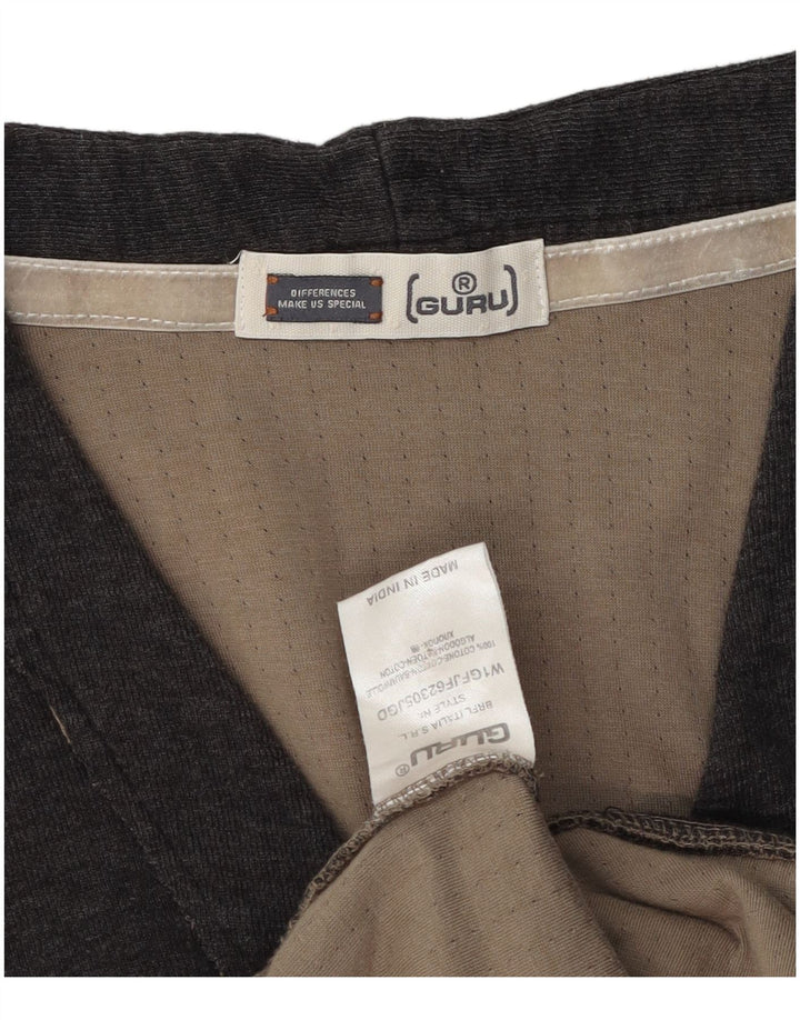 Guru Herre Cardigan Sweater Lille Grå Bomuld