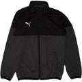 PUMA Boys Tracksuit Top Jacket 9-10 Years Black Colourblock Polyester | Vintage Puma | Thrift | Second-Hand Puma | Used Clothing | Messina Hembry 