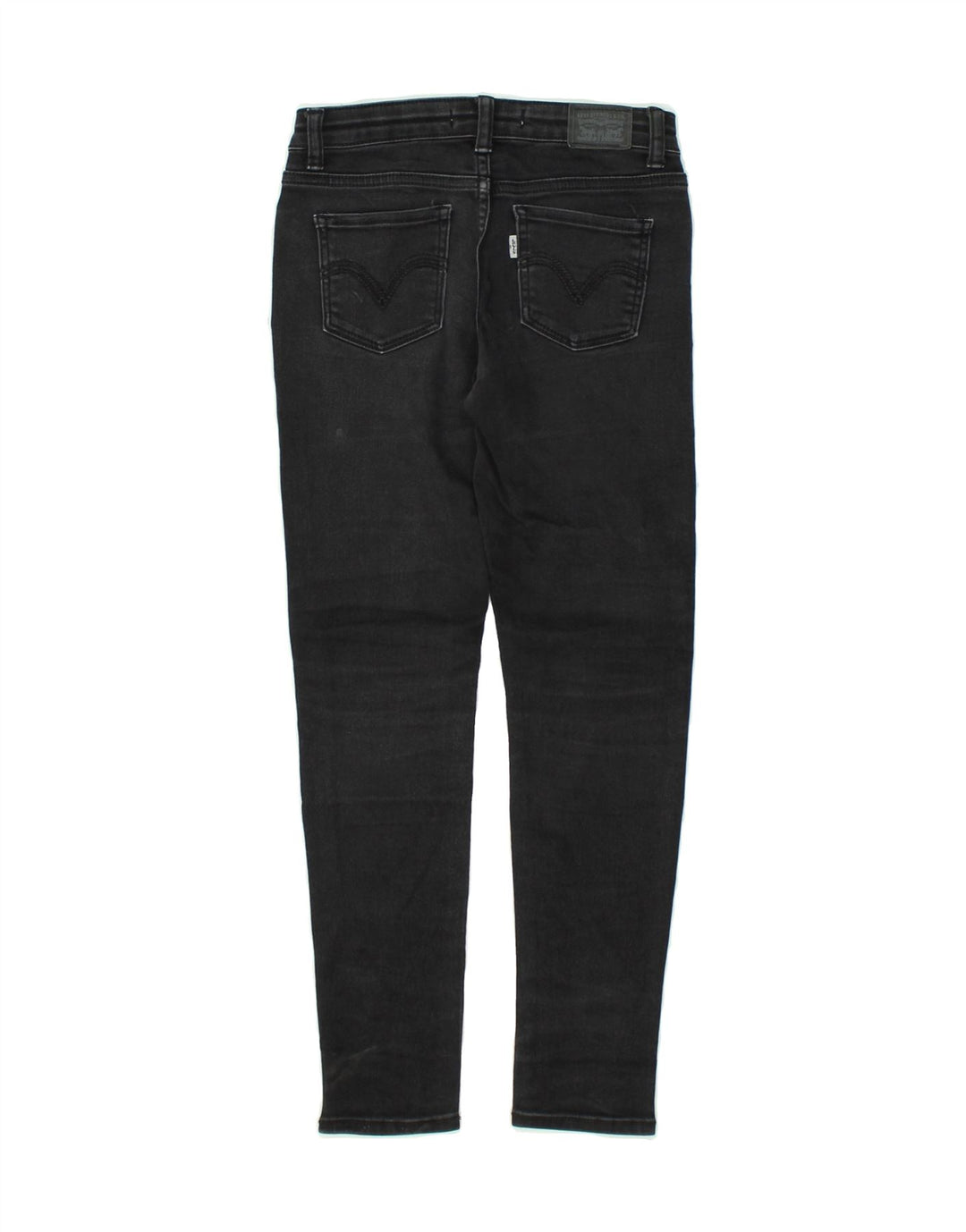 LEVI'S Girls 710 Super Skinny Jeans 9-10 Years W24 L24  Grey Polyester | Vintage Levi's | Thrift | Second-Hand Levi's | Used Clothing | Messina Hembry 
