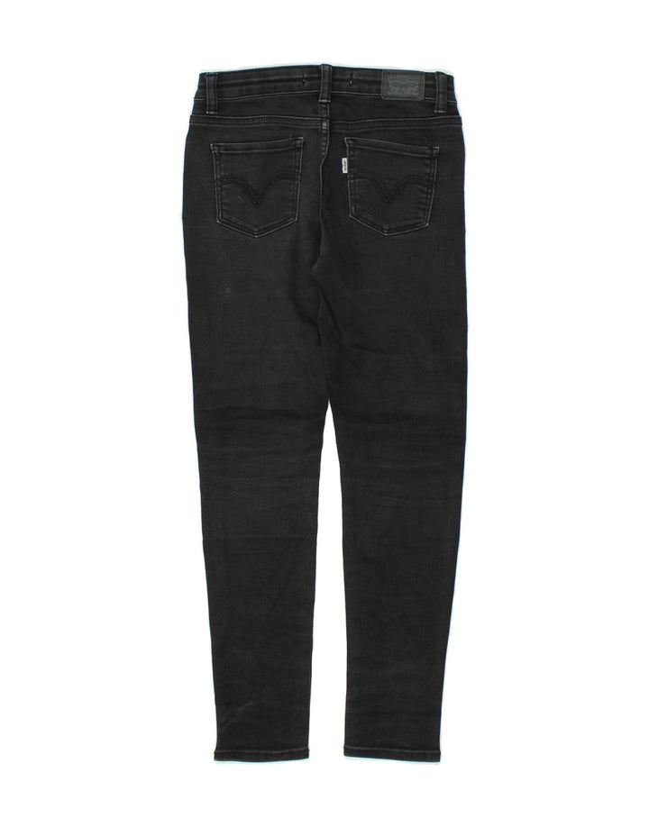 LEVI'S Girls 710 Super Skinny Jeans 9-10 Years W24 L24  Grey Polyester | Vintage Levi's | Thrift | Second-Hand Levi's | Used Clothing | Messina Hembry 