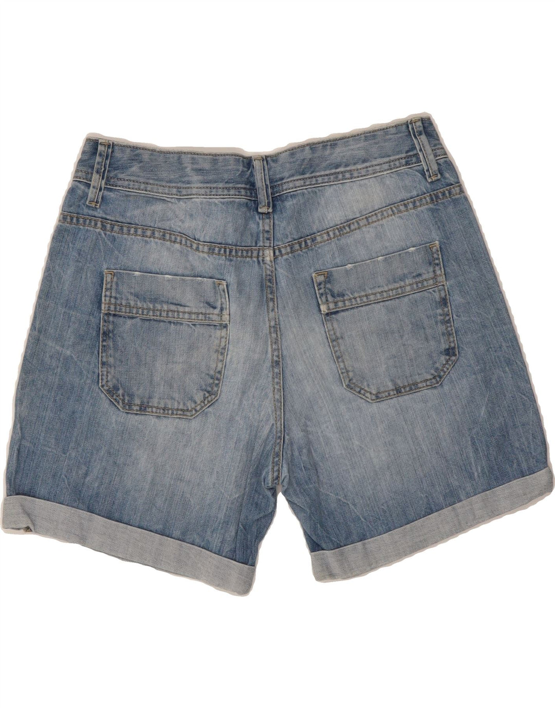 BENETTON Womens Denim Shorts W26 Small Blue Cotton Vintage Benetton and Second-Hand Benetton from Messina Hembry 