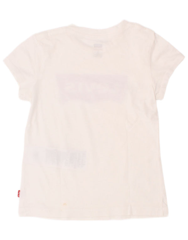 Levi's Boys Grafisk T-Shirt Top 4-5 år Hvid Bomuld