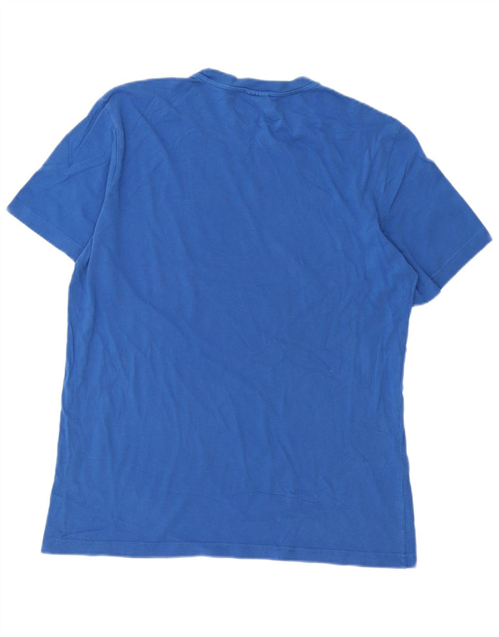 CHAMPION Herre Grafisk T-Shirt Top Stor Blå