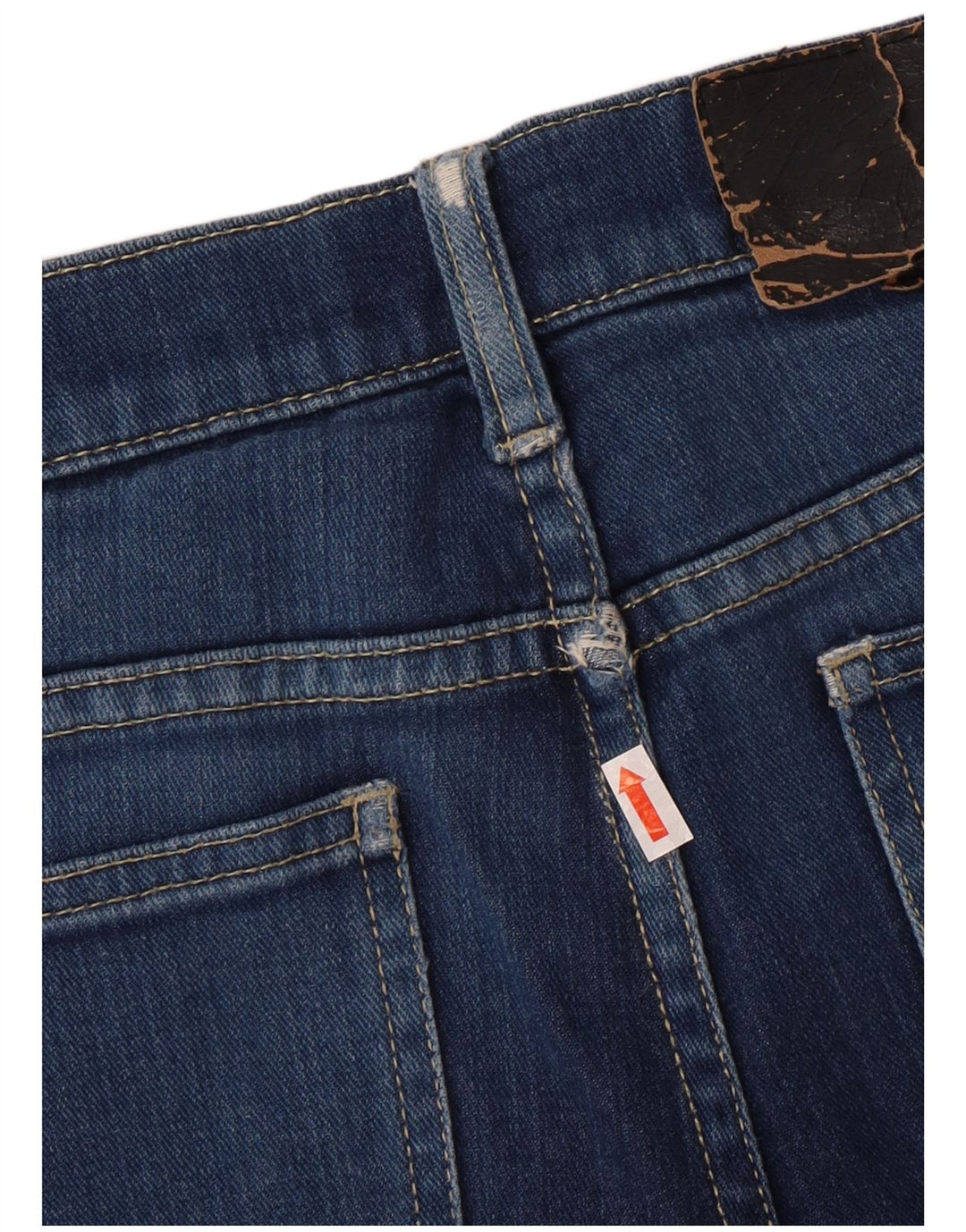 BILLIG MANDAG Dame Slim Jeans W32 L33 Blå Bomuld