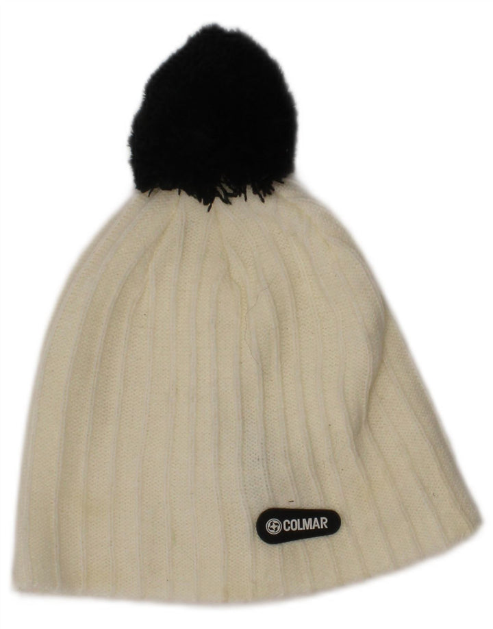 Colmar Dame Strik Beanie Hat One Size Off White Akryl Vinter