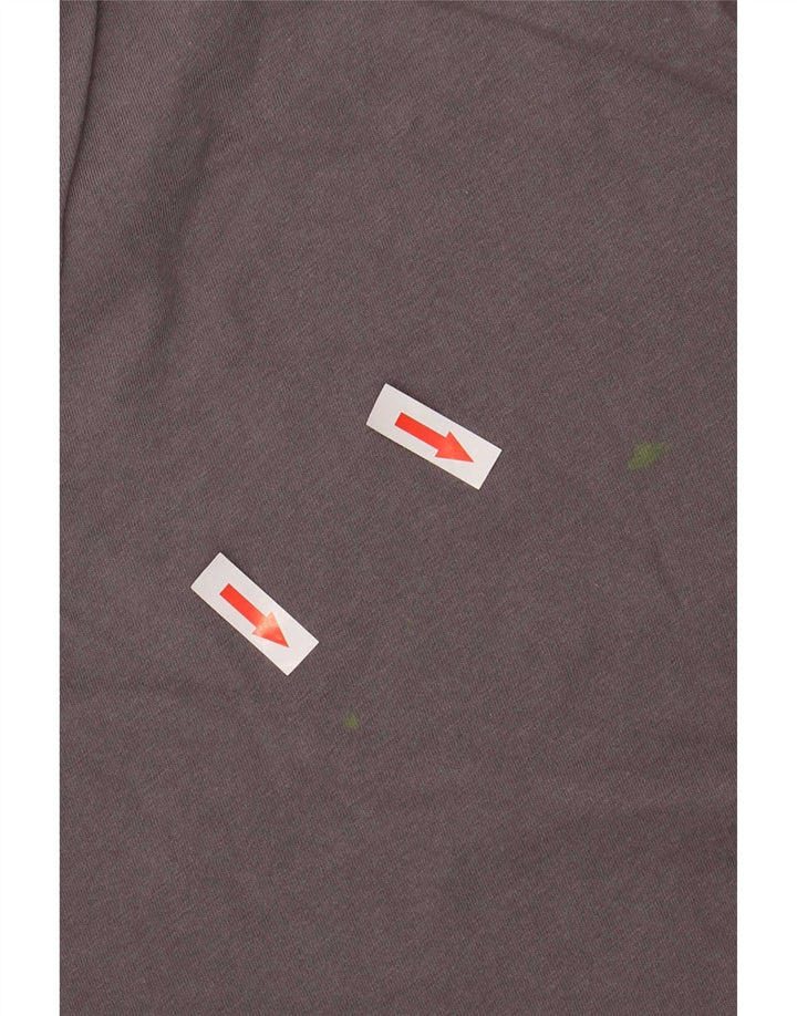 Nike T-shirt top til mænd, lille grå bomuld