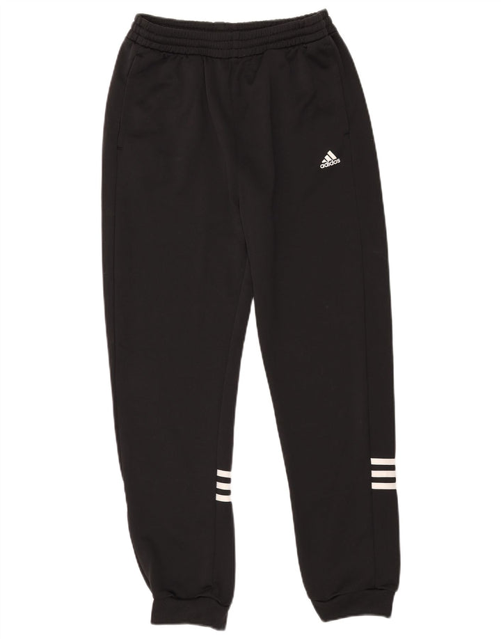 Adidas Drenge Træningsdragt Bukser Joggers 13-14 År Sort Polyester